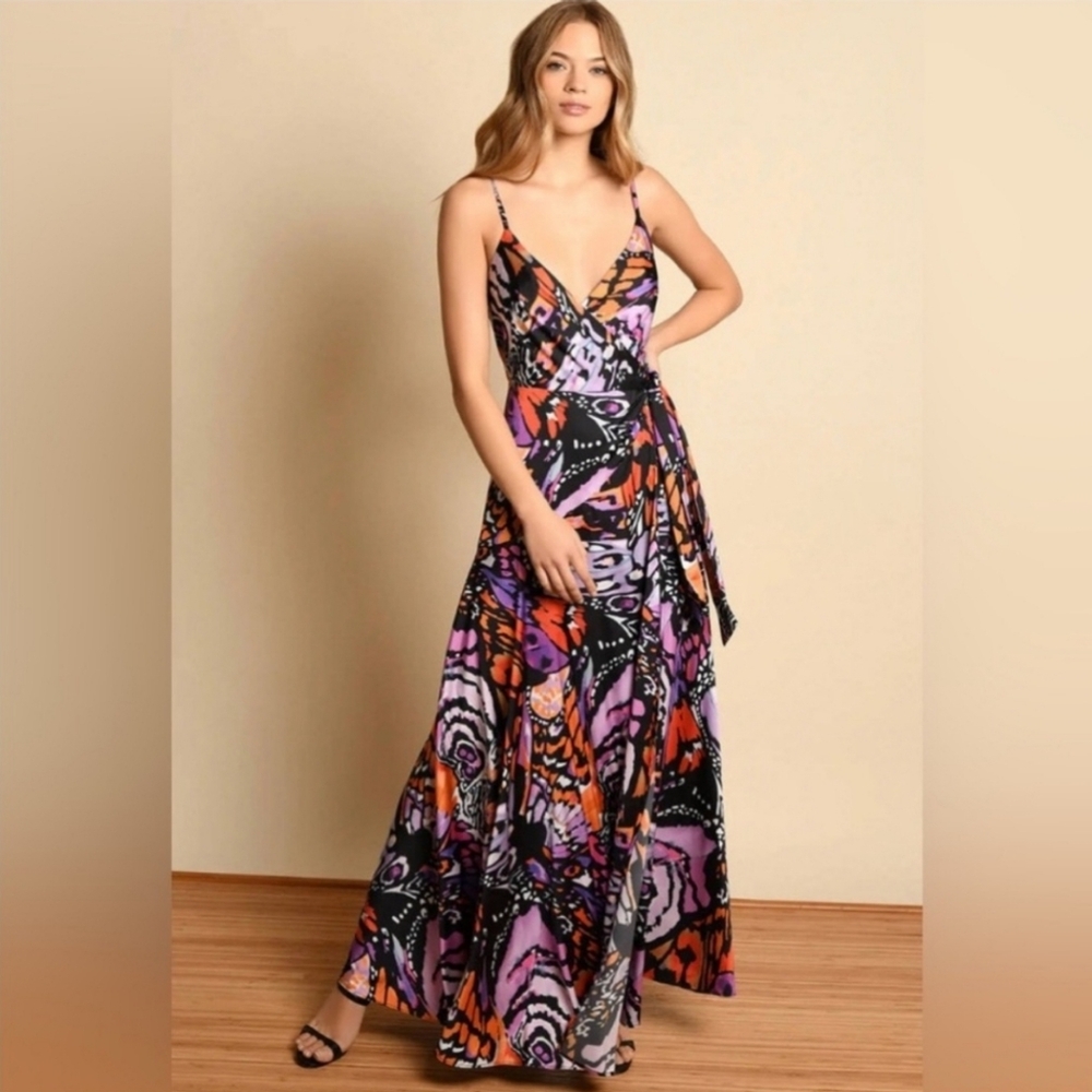 Hutch Butterfly Pattern Print Dress